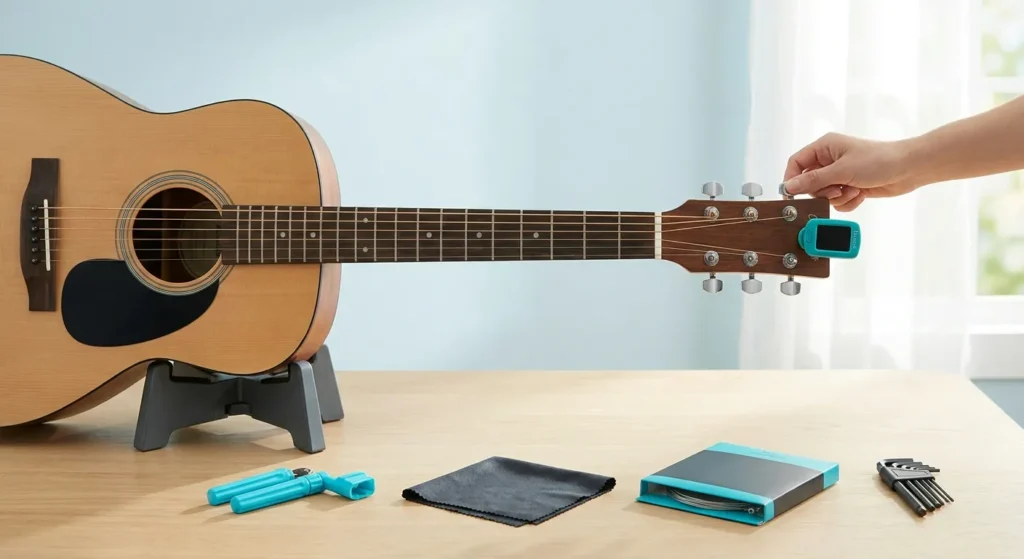 beginner guitar setup tips — Beyond the Unboxing: Simple Beginner Guitar Setup Tips for New Players
