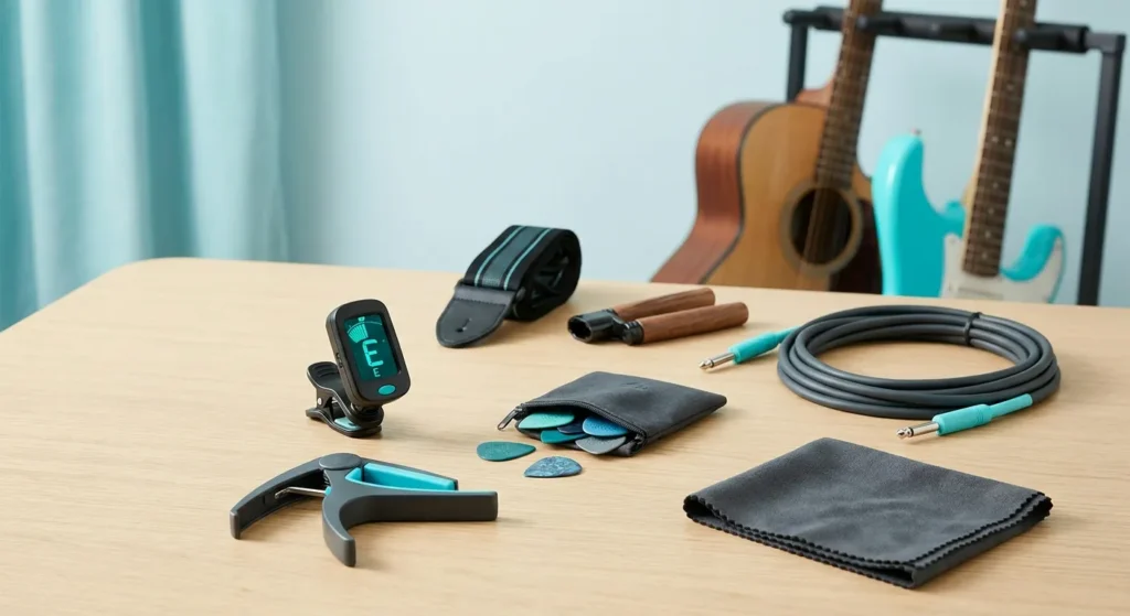 essential guitar accessories — Essential Guitar Accessories: What Every Beginner Truly Needs